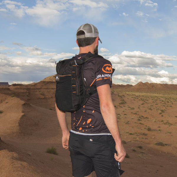 Adventure Pack 12L running and biking hydration pack - Orange Mud 